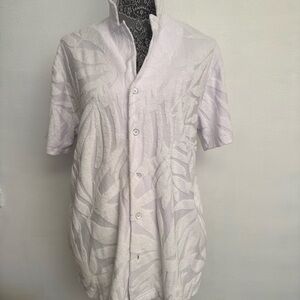 Men's White Short Sleeve shirt